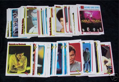  1979 Topps STAR TREK - COMPLETE SET (88 cards) Non-Sport cards value