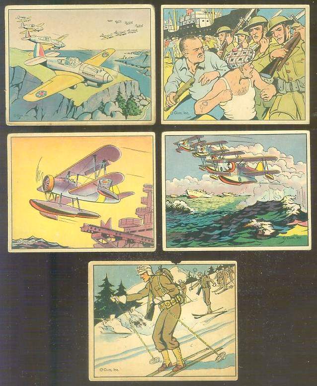 1941 Gum Inc. UNCLE SAM's #64 'Marine - Riot Duty' Non-Sport cards value
