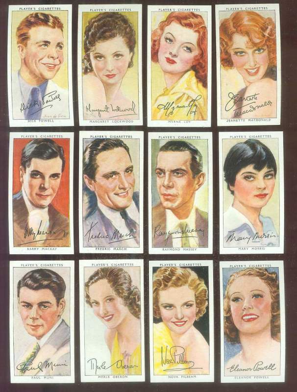 1938 Player's Film Stars #26 Jeanette MacDonald Non-Sport cards value