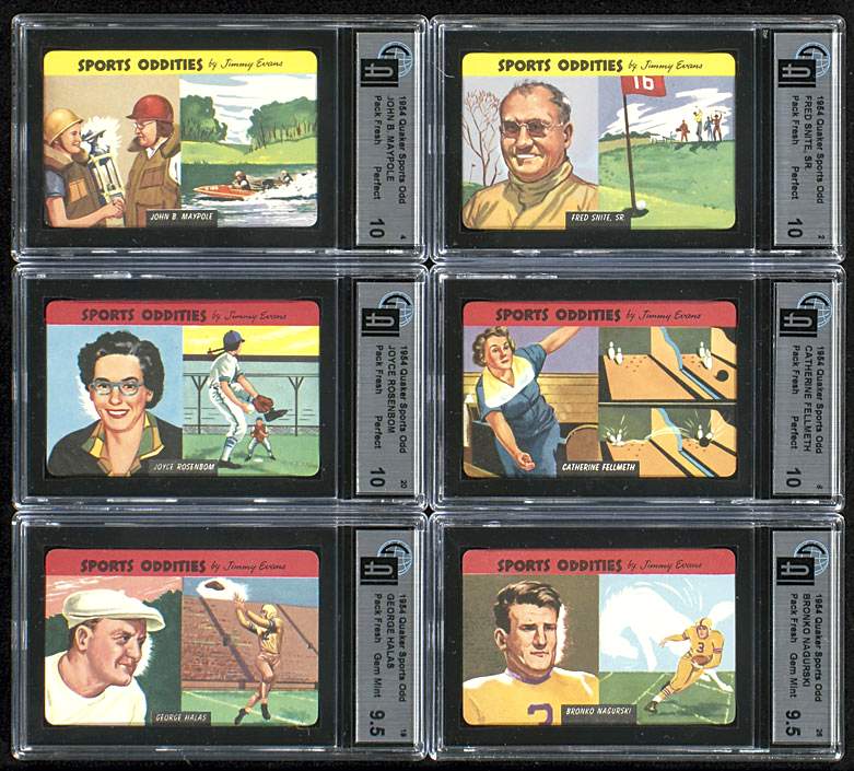 1954 Quaker Oats Sports Oddities # 9 Bill Wilson [GOLF] Baseball cards value