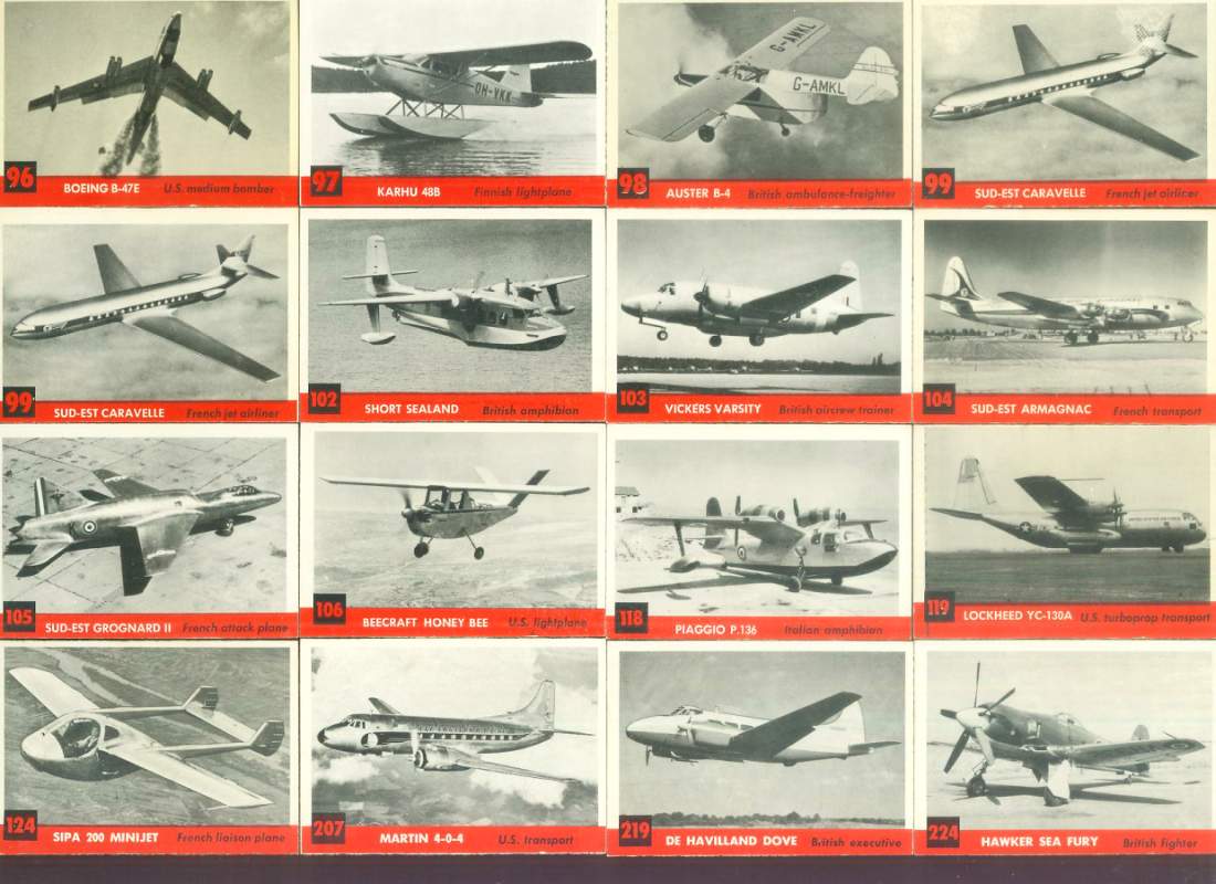 1956 Topps JETS MINI #124 SIPA 200 MINIJET Non-Sport cards value