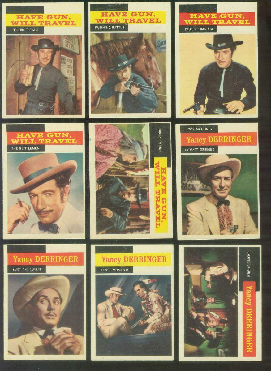 1958 Topps TV Westerns #34 YANCY DERRINGER 'Yancy the Gambler' n cards value