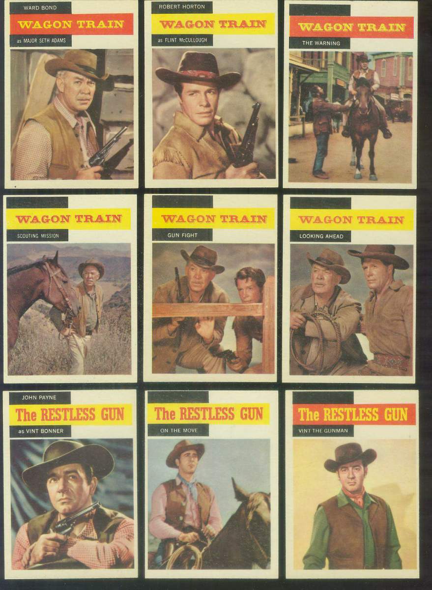 1958 Topps TV Westerns #54 RESTLESS GUN 'Vint the Gunman' n cards value