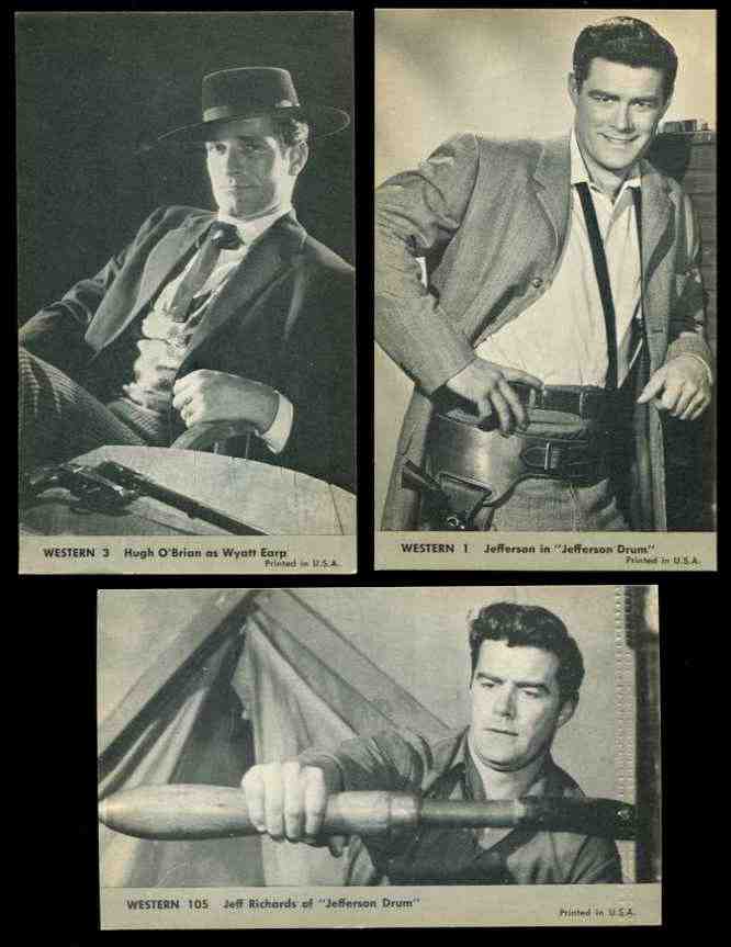 1960's WESTERN Exhibit Postcards #..1 Jefferson in 'Jefferson Drum' Non-Sport cards value