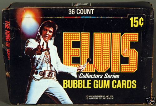  1978 ELVIS - COMPLETE BOX (36 packs) Non-Sport cards
