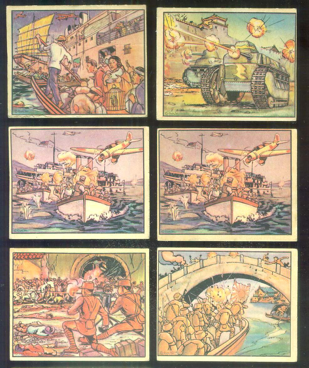 1938 Horrors of War #.55 Nanking's Week of Horror Non-Sport cards value