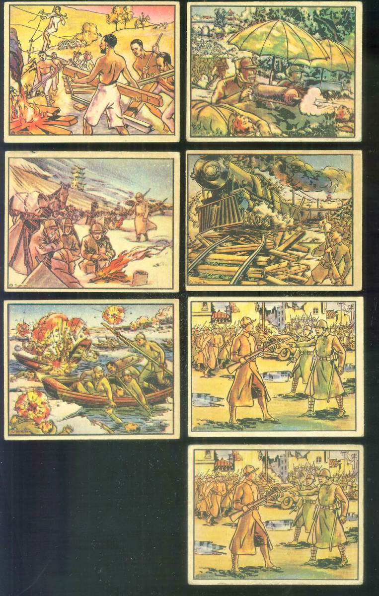 1938 Horrors of War #106 Man-Made Floods Drown Japanese Troops Non-Sport cards value