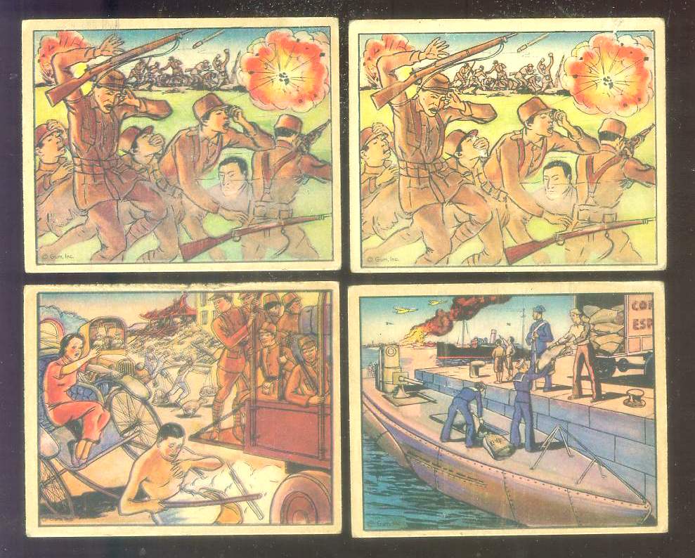 1938 Horrors of War #105 U.S. Marines Halt Japanese Troops Non-Sport cards value