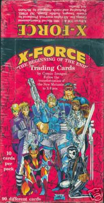 1991 Marvel X-FORCE - Sealed Wax Box (48 packs) Non-Sports cards value