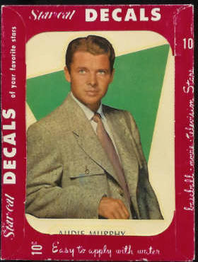  1952 Star Cal Decal - Audie Murphy Non-Sport cards