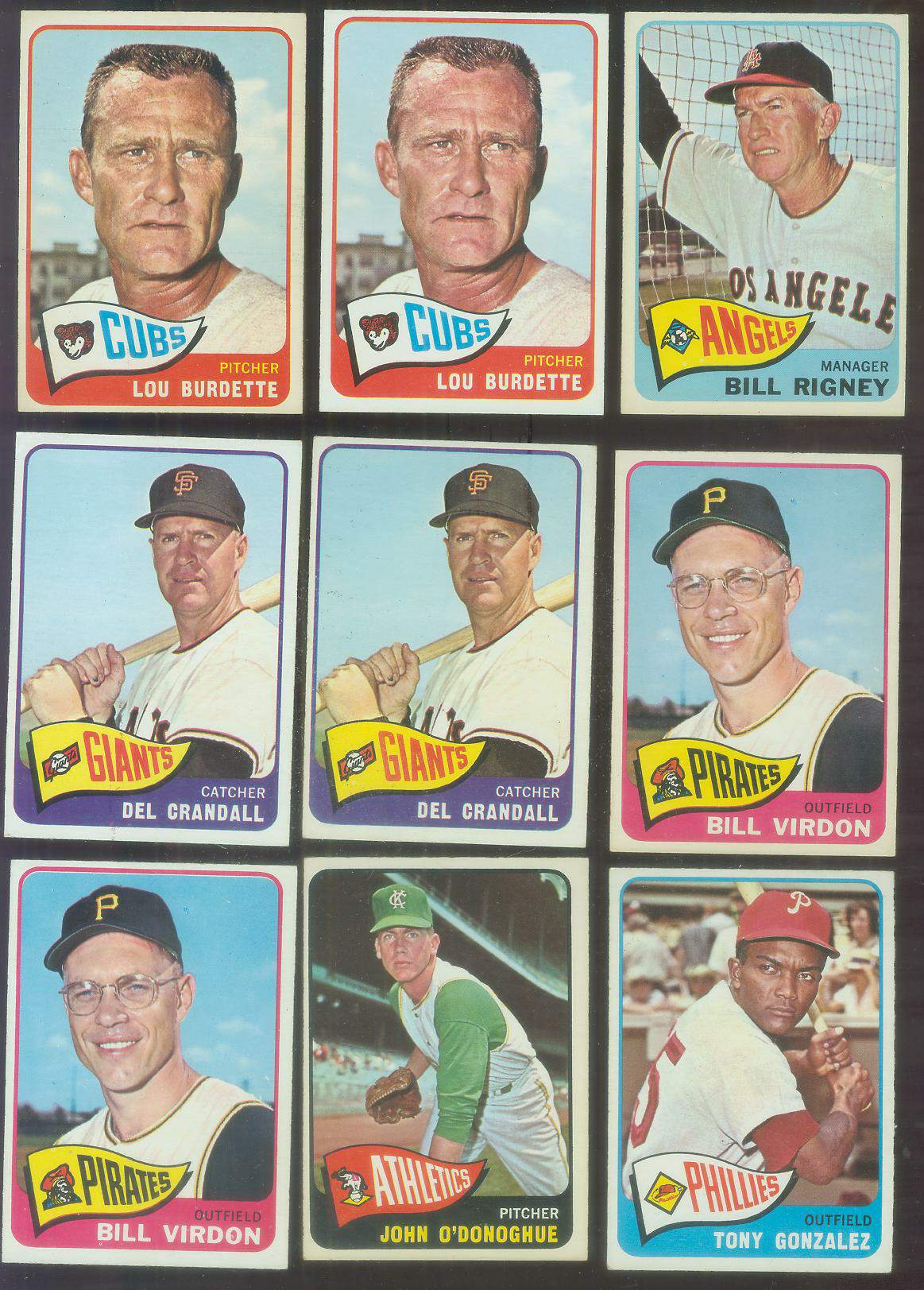 1965 O-Pee-Chee/OPC # 66 Bill Rigney MGR (Angels) Baseball cards value