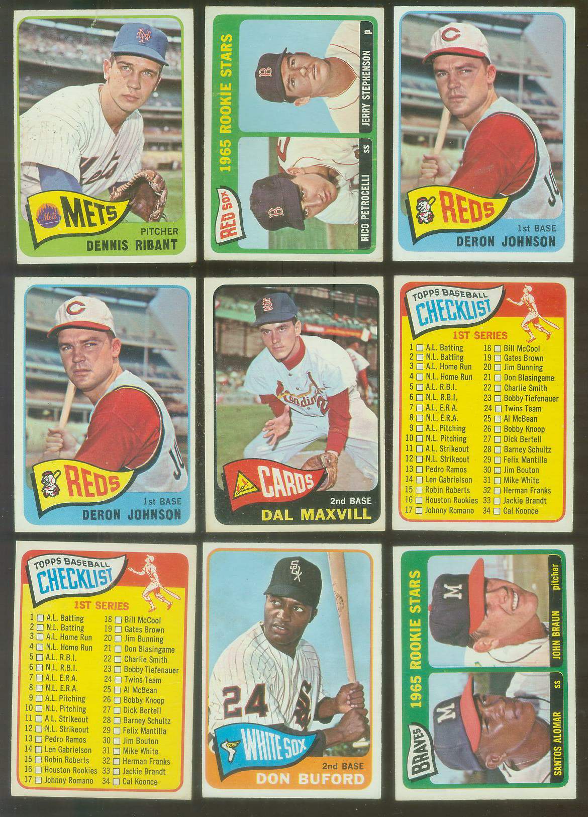 1965 O-Pee-Chee/OPC # 75 Deron Johnson (Reds) Baseball cards value