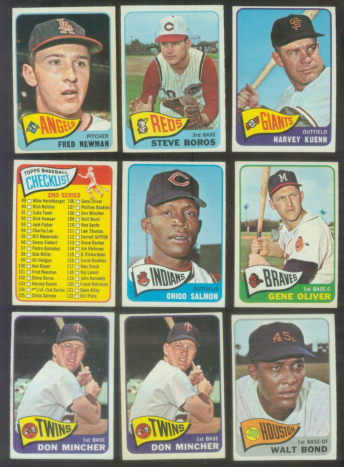 1965 O-Pee-Chee/OPC #103 Harvey Kuenn (Giants) Baseball cards value