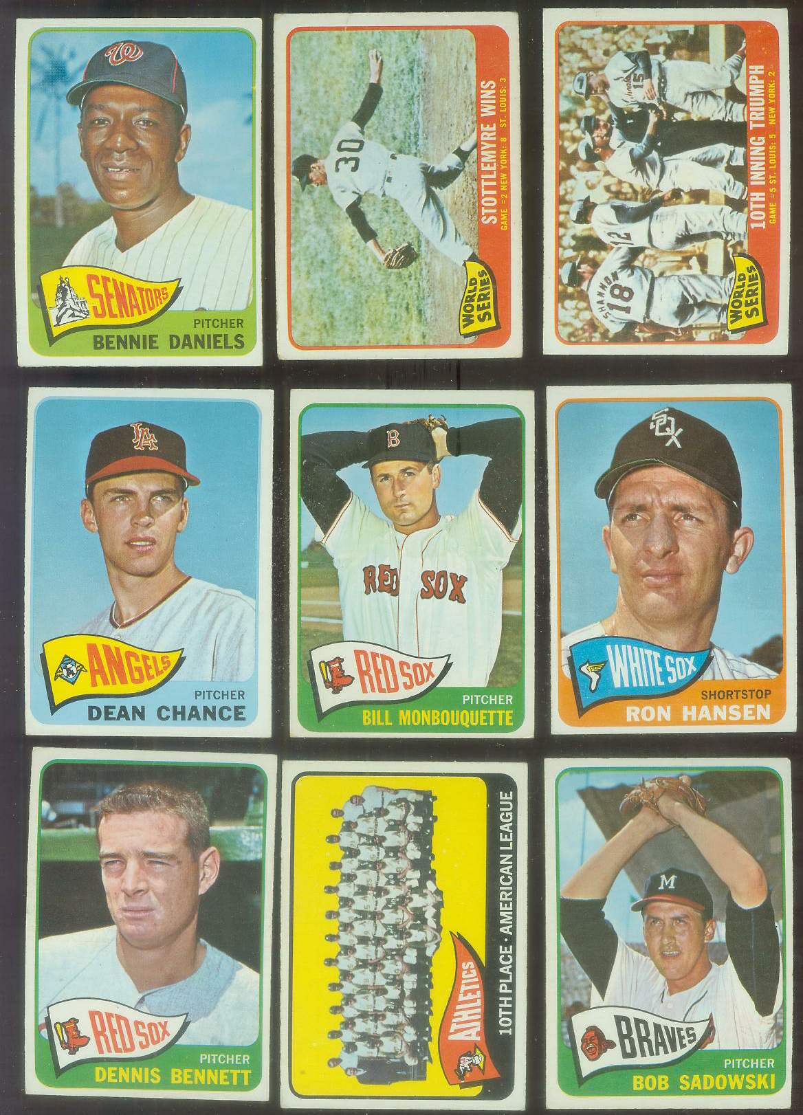 1965 O-Pee-Chee/OPC #151 Athletics TEAM card (Athletics) Baseball cards value