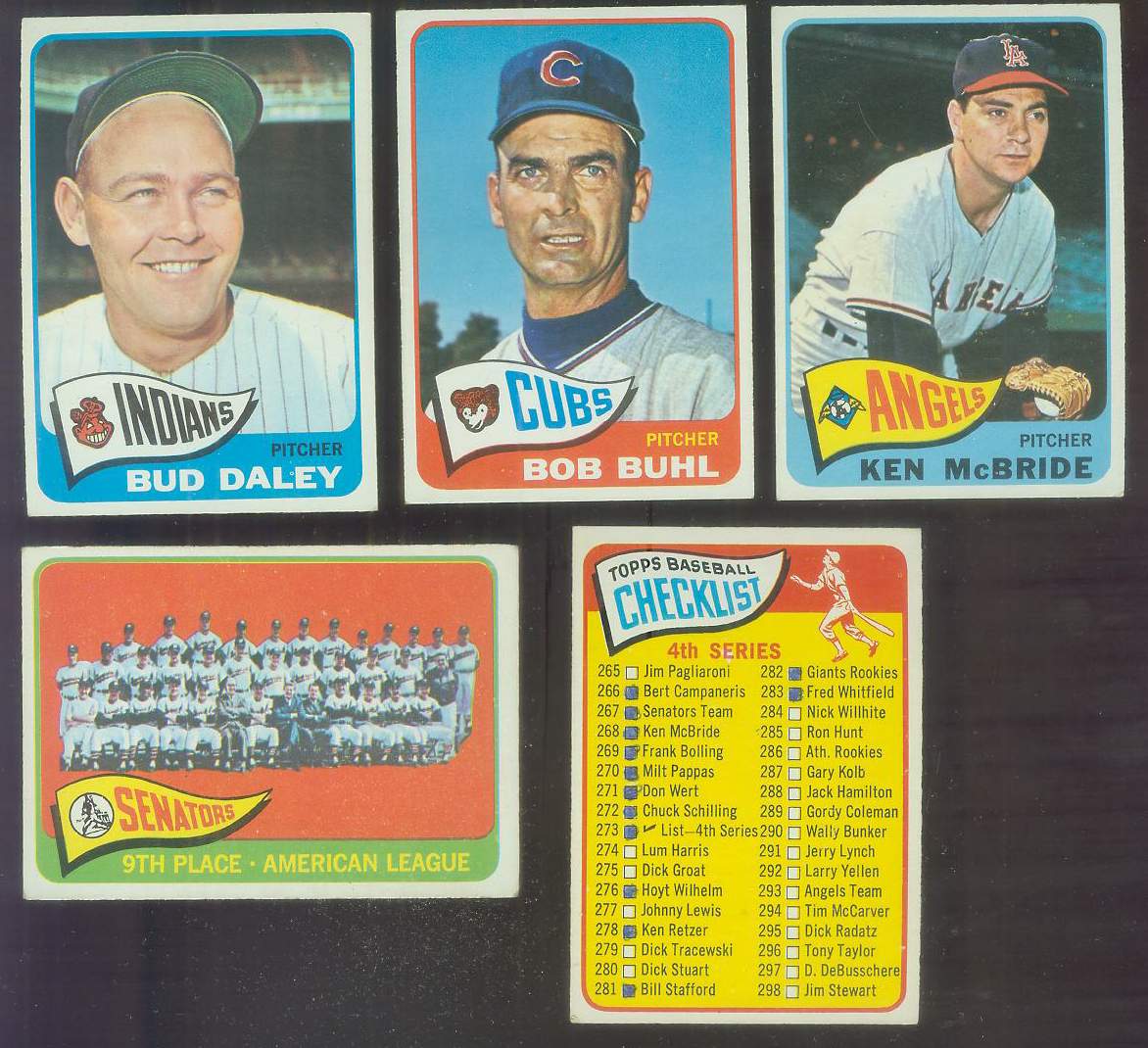 1965 O-Pee-Chee/OPC #268 Ken McBride (Angels) Baseball cards value