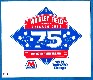  1989 Chicago Cubs 75th Diamond Anniversary Wrigley Field decal/sticker