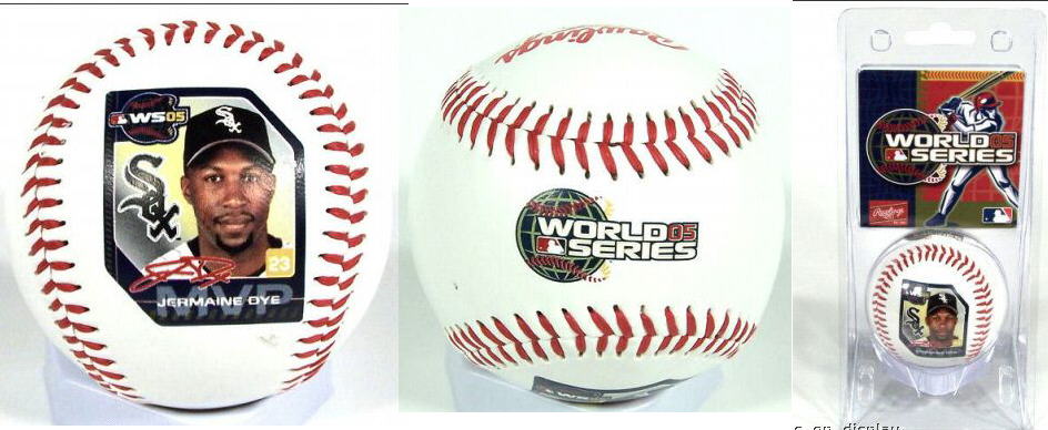  Jermaine Dye - 2005 WORLD SERIES MVP Commemorative Baseball Baseball cards