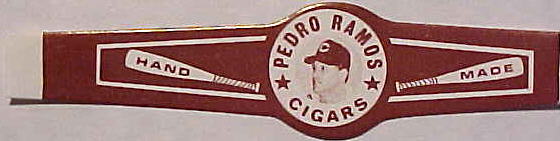  Pedro Ramos - 1960's CIGAR BANDS - Lot of (10) BANDS (Indians) Baseball cards value
