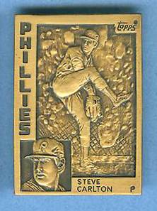 1984 Topps #.3 Steve Carlton - BRONZE GALLERY OF CHAMPIONS Baseball cards value
