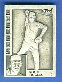 1984 Topps  Rollie Fingers - SILVER GALLERY OF CHAMPIONS Baseball cards value