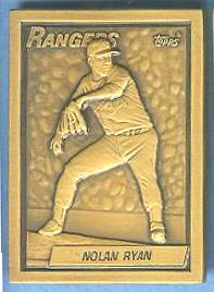 1990 Topps #.9 Nolan Ryan - BRONZE GALLERY OF CHAMPIONS Baseball cards value
