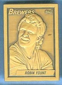1990 Topps #12 Robin Yount - BRONZE GALLERY OF CHAMPIONS Baseball cards value