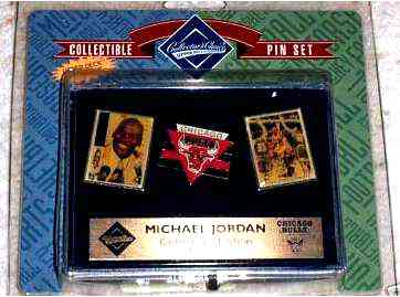  Michael Jordan - Special Collector's Edition PIN SET (Bulls) Baseball cards value