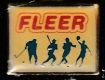  FLEER - vintage 1980's FLeer logo lapel pin