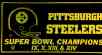  PITTSBURGH STEELERS - License Plate (metal)