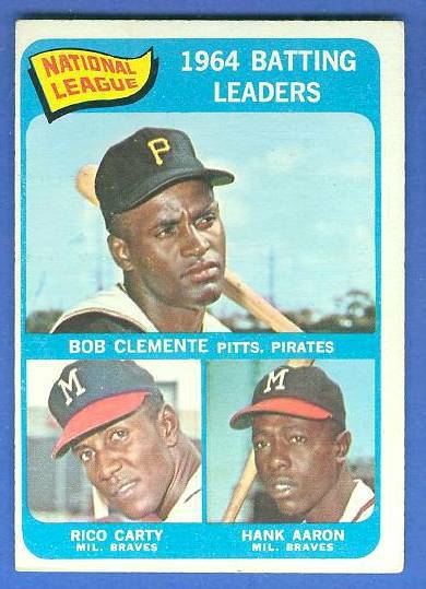 1965 O-Pee-Chee/OPC #..2 N.L. Batting Leaders {ROBERTO CLEMENTE,HANK AARON} Baseball cards value