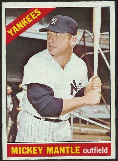 1966 O-Pee-Chee/OPC #.50 Mickey Mantle [#b] (Yankees) Baseball cards value