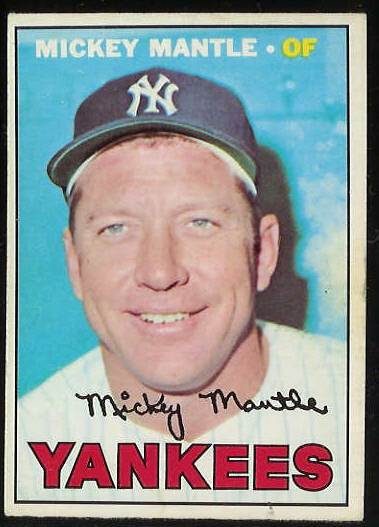 1967 O-Pee-Chee/OPC #150 Mickey Mantle (Yankees) Baseball cards value