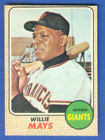 1968 O-Pee-Chee/OPC #.50 Willie Mays (Giants) Baseball cards value