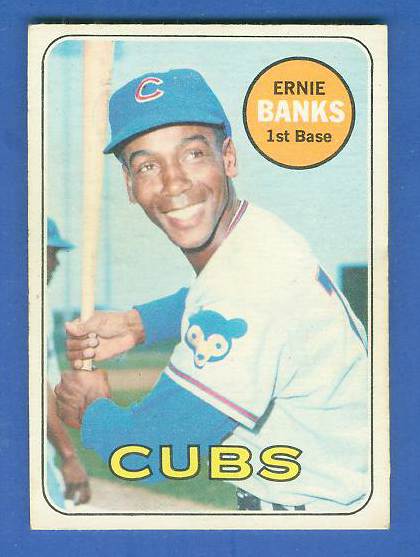 1969 O-Pee-Chee/OPC #.20 Ernie Banks [#b] (Cubs) Baseball cards value