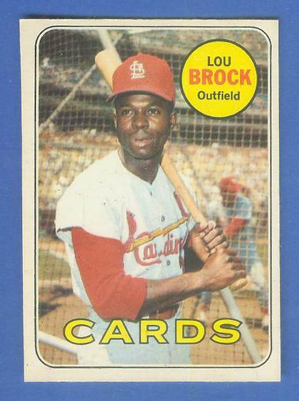 1969 O-Pee-Chee/OPC #.85 Lou Brock [#c] (Cardinals) Baseball cards value