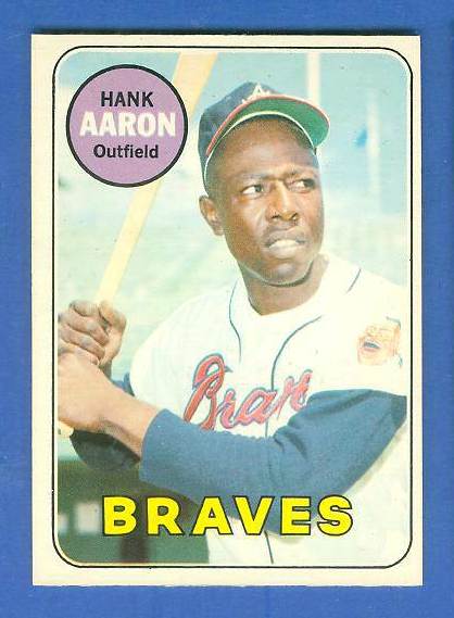 1969 O-Pee-Chee/OPC #100 Hank Aaron [#c] (Braves) Baseball cards value