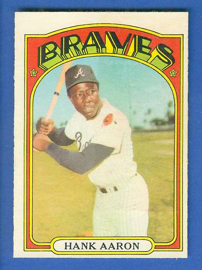 1972 O-Pee-Chee/OPC #299 Hank Aaron [#a] (Braves) Baseball cards value