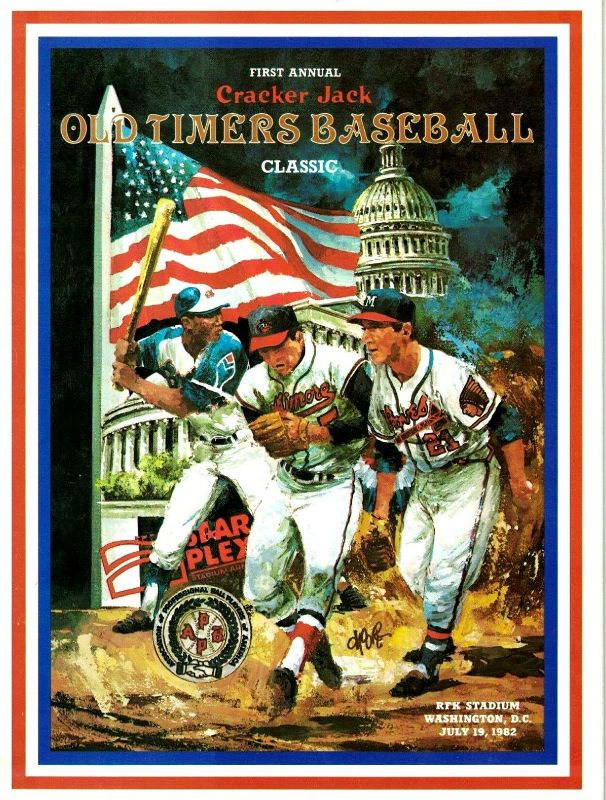  1982 Cracker Jack Old-Timers Baseball Classic Program Baseball cards value