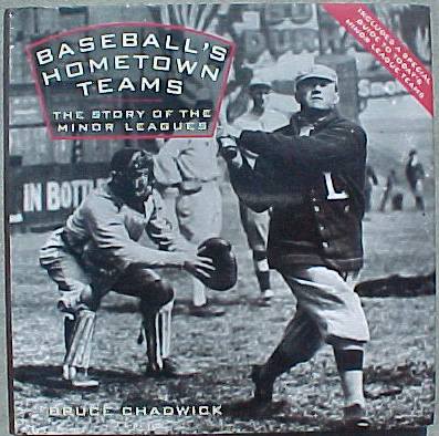  Hard back book: 'Baseball's Hometown Teams - Story of the Minor Leagues' Baseball cards
