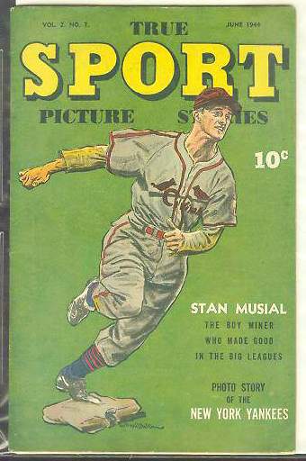 1944 True Sport #2-7 Comic Book - Features Stan Musial + NY Yankees Baseball cards value