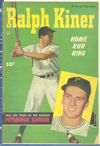  1950 Ralph Kiner 'Home Run King' Comic Book [#b] (Pirates) Baseball cards value