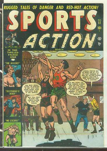  1952 Sports Action #11 Comic Book Baseball cards value