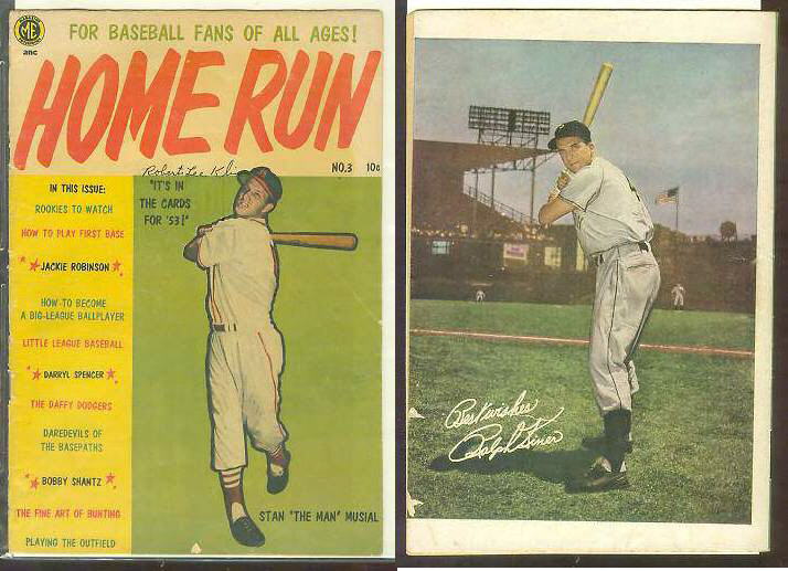 1953 Home Run #3 Comic Book - Stan Musial cover [#a] Baseball cards value