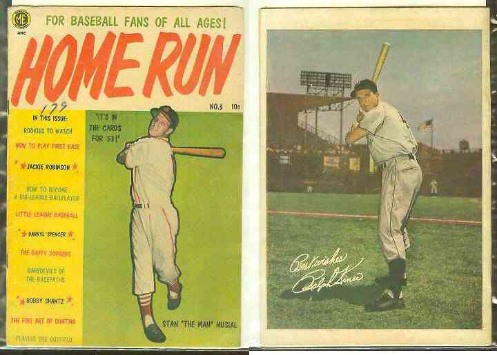  1953 Home Run #3 Comic Book - Stan Musial cover [#b] Baseball cards value