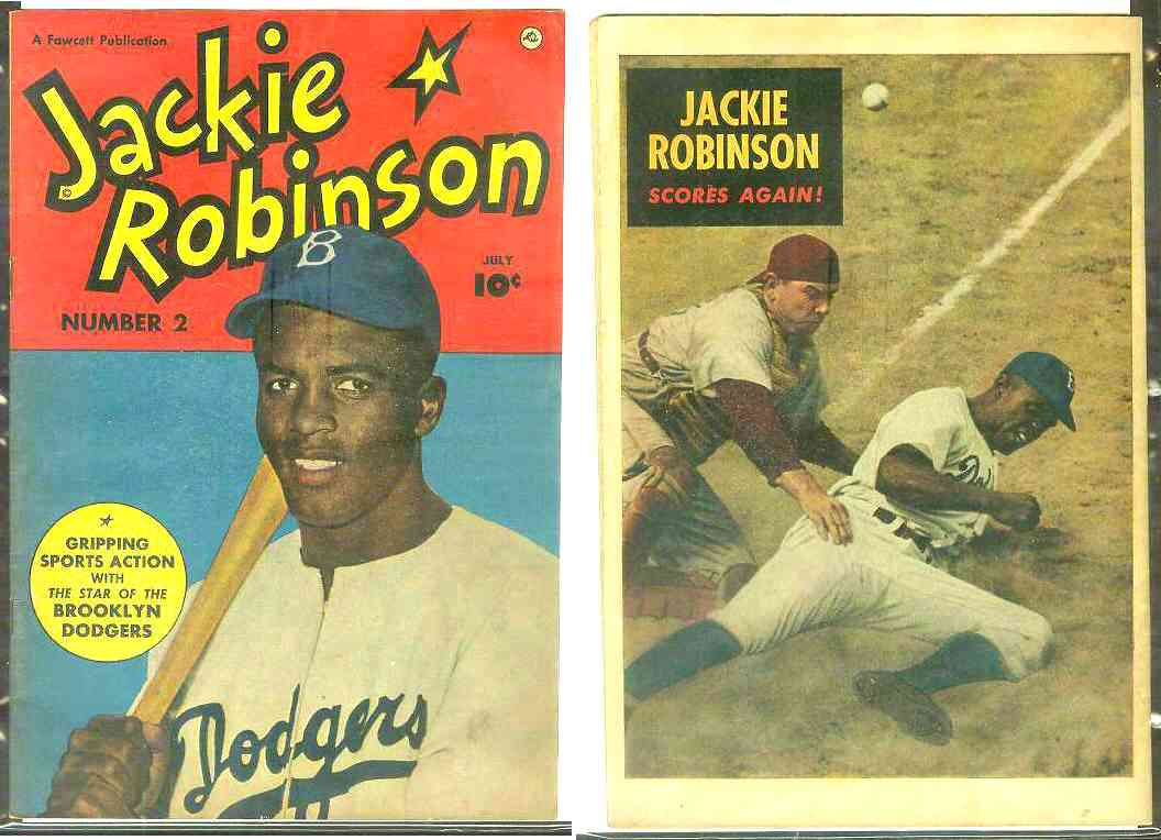  1949 Jackie Robinson #2 Comic Book (Dodgers) Baseball cards value