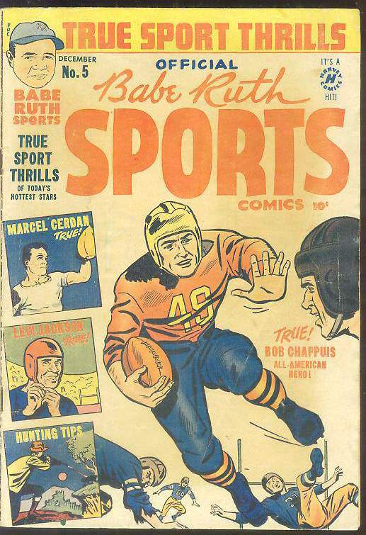 1949 Babe Ruth Sports #5 Comic Book Baseball cards value