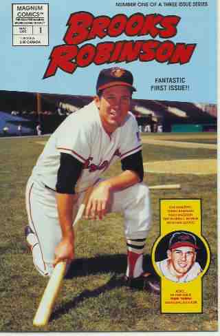Brooks Robinson - 1992 Comic Book #1 PREMIER ISSUE - LOT of (10) Baseball cards value