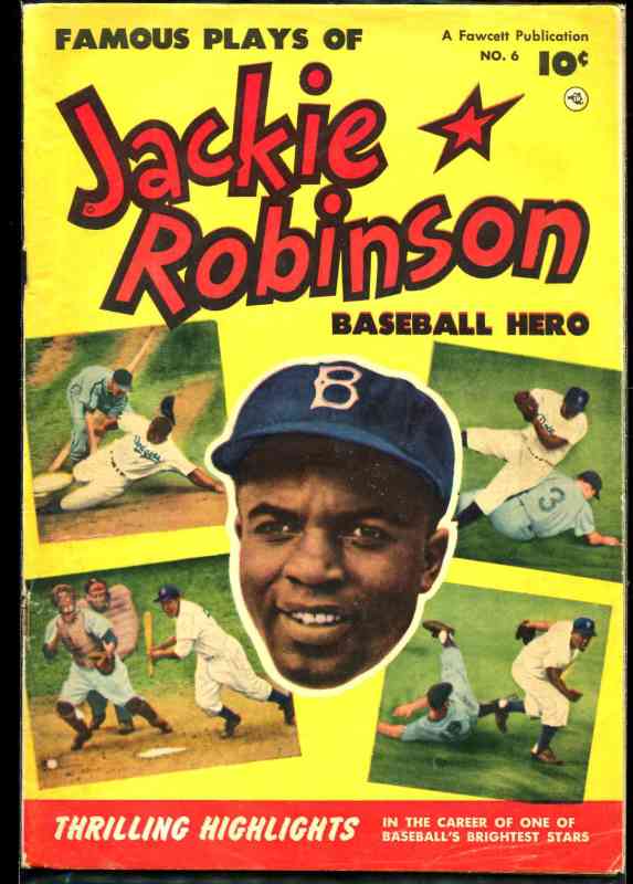  1952 Jackie Robinson #6 Comic Book (Dodgers) Baseball cards value
