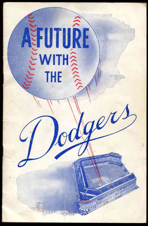  1948/49 Brooklyn Dodgers 'A Future with the Dodgers' paperback booklet Baseball cards value