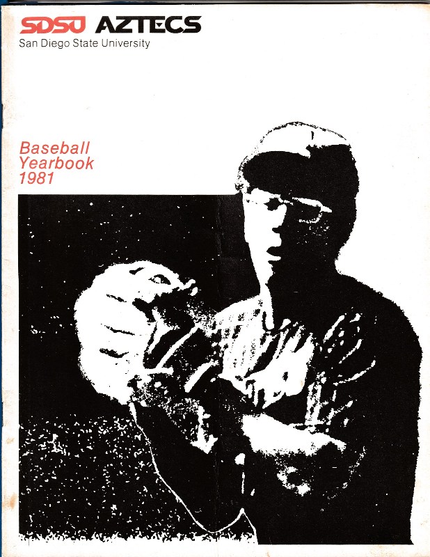 1981 SDSU Aztecs Baseball Yearbook - w/1981 TONY GWYNN !!! (Padres) Baseball cards value